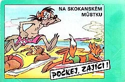 Počkej, zajíci! Na skokanském můstku