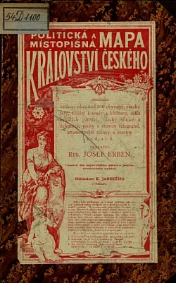 Politická a místopisná mapa Království českého