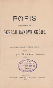Popis politického a školního okresu Rakovnického