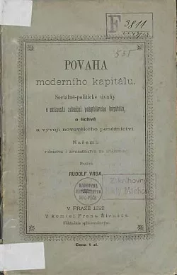 Povaha moderního kapitálu