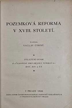 Pozemková reforma v XVIII. století