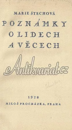 Poznámky o lidech a věcech