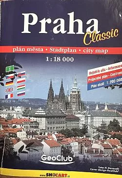 Praha Classic - plán města 1 : 18 000