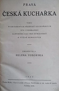 Pravá česká kuchařka