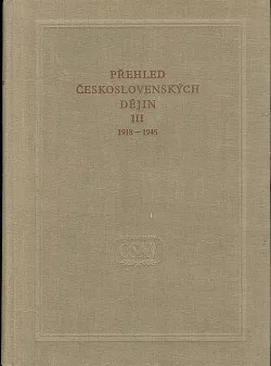 Přehled československých dějin III - 1918-1945