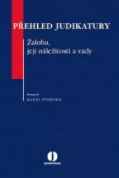 Přehled judikatury: Žaloba, její náležitosti a vady