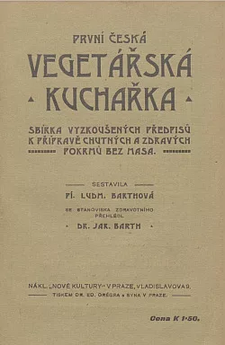 První česká vegetářská kuchařka