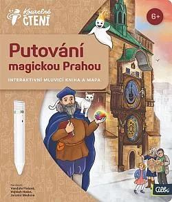 Putování magickou Prahou: interaktivní mluvící kniha a mapa