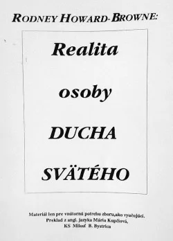 Realita osoby Ducha Svätého