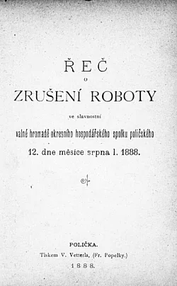 Řeč o zrušení roboty