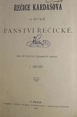 Řečice Kardášová a bývalé panství řečické