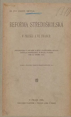 Reforma středoškolská v Prusku a ve Francii