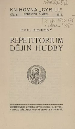 Repetitorium dějin hudby část všeobecná