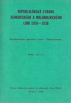 Republikánská strana venkovského a malorolnického lidu 1918-1938
