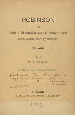 Robinson, čili, Osudy a dobrodružství anglické rodiny v širých stepích severní Ameriky