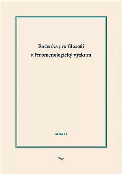 Ročenka pro filosofii a fenomenologický výzkum 2016