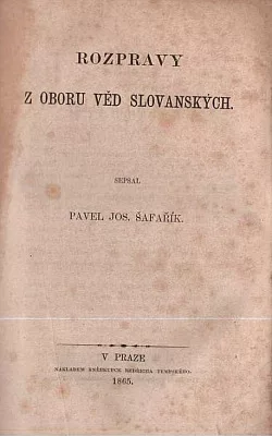 Rozpravy z oboru věd slovanských
