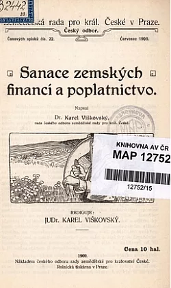 Sanace zemských financí a poplatnictvo