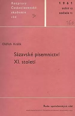 Sázavské písemnictví XI. století
