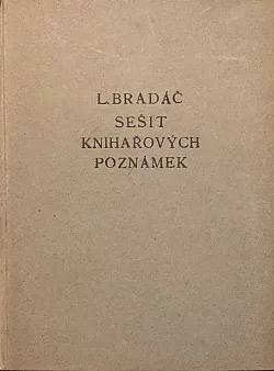Sešit knihařových poznámek
