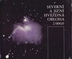 Severní a jižní hvězdná obloha 2000,0