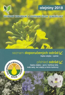 Seznam doporučených odrůd řepky olejky 2018