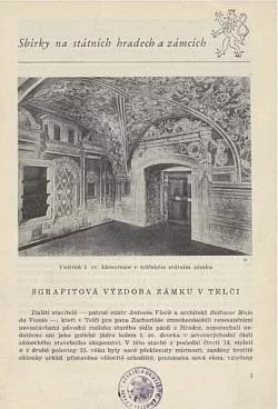 Sgrafitová výzdoba zámku v Telči