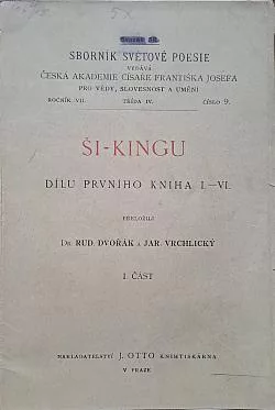 Ši-Kingu - Dílu prvního kniha 1-6.