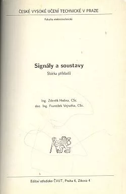 Signály a soustavy: Sbírka příkladů