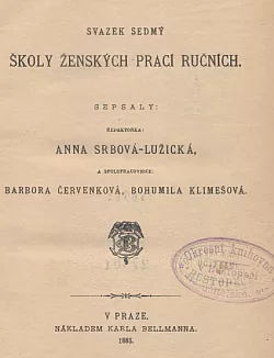 Škola ženských prací ručních - Vyšívání