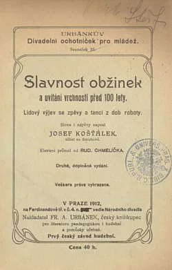 Slavnost obžínek a uvítání vrchnosti před 100 lety