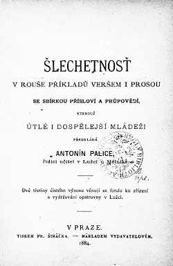 Šlechetnosť v rouše příkladů veršem i prosou