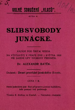 Slib svobody junácké