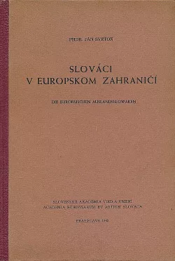 Slováci v európskom zahraničí