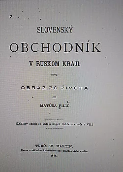 Slovenský obchodník v ruskom kraji
