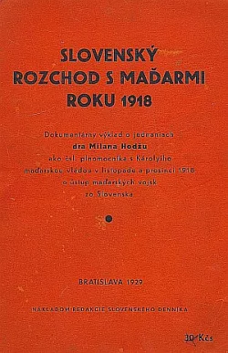 Slovenský rozchod s Maďarmi roku 1918