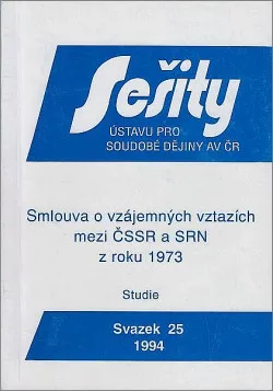 Smlouva o vzájemných vztazích mezi ČSSR a SRN z roku 1973