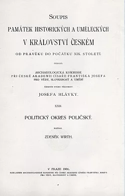 Soupis památek historických a uměleckých v politickém okresu Poličském