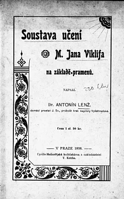 Soustava učení M. Jana Viklifa na základě pramenů
