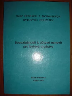 Souvztažnosti k účtové osnově pro bytová družstva