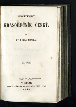 Společenský krasořečník český III.