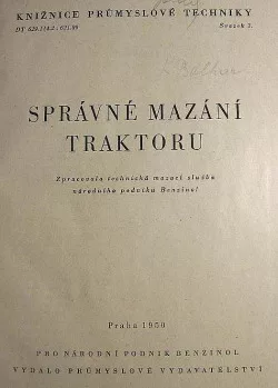 Správáné mazání traktoru