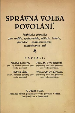 Správná volba povolání