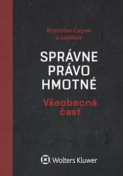 Správne právo hmotné: Všeobecná časť