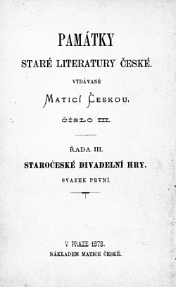 Staročeské divadelní hry