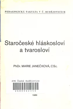 Staročeské hláskosloví a tvarosloví