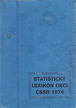Statistický lexikon obcí ČSSR 1974