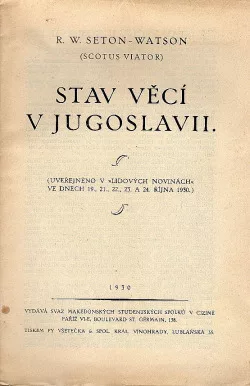 Stav věcí v Jugoslavii