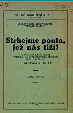 Strhejme pouta, jež nás tíží
