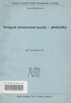 Strojově orientované jazyky: Přednášky